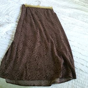 Animal print midi skirt- worn once